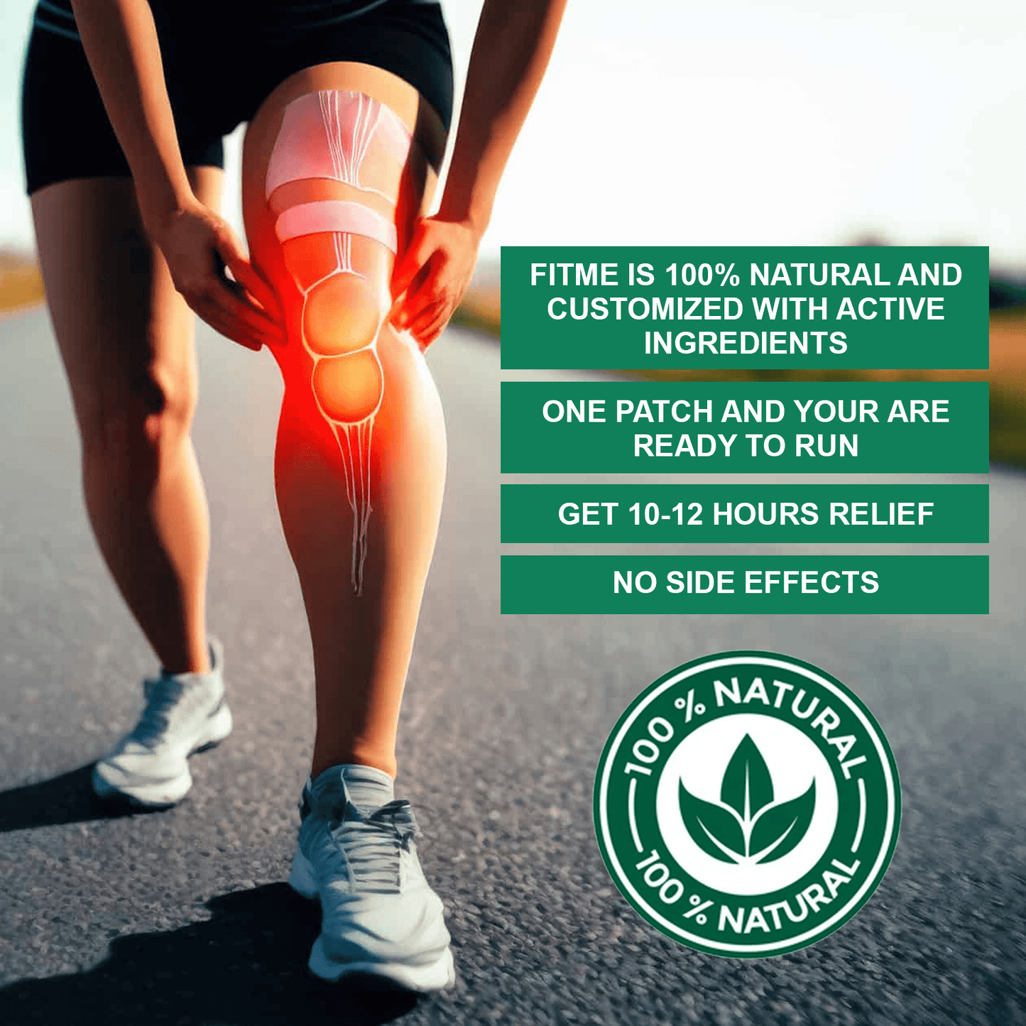 Knee Pain Relief Patch - FitMe 180 PCS Knee Pain Relief Patches Wormwood Sticker Neck Waist Joint Ache Pads