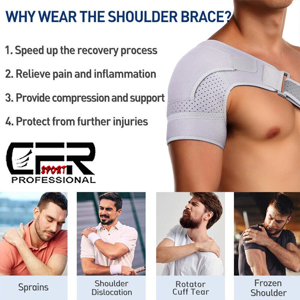 Shoulder Strap for Pain - Shoulder Support Brace Injury Strap Rotator Cuff Compression Wrap AC Joint Pain