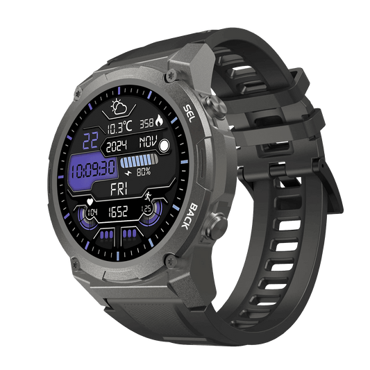 Airwatch Pro Ultra 2.0 Smartwatch – Rugged Fitness Tracker Watch | Waterproof, Heart Rate, GPS
