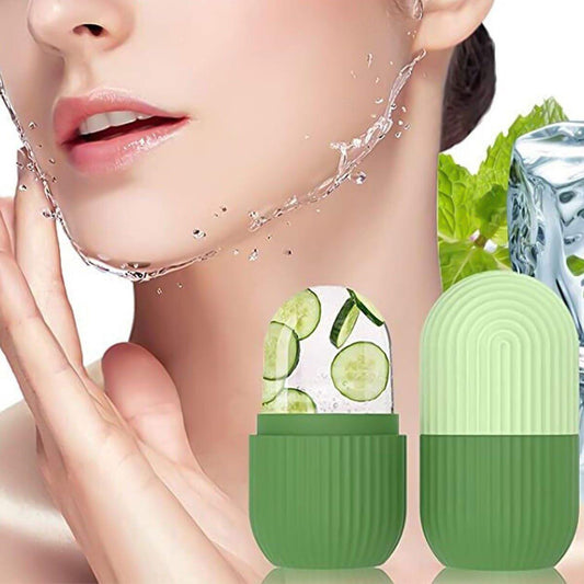 Face Roller Massager - Silicone Facial Rollers Ice Face Roller Eyes Neck Massage Roller Skin Care