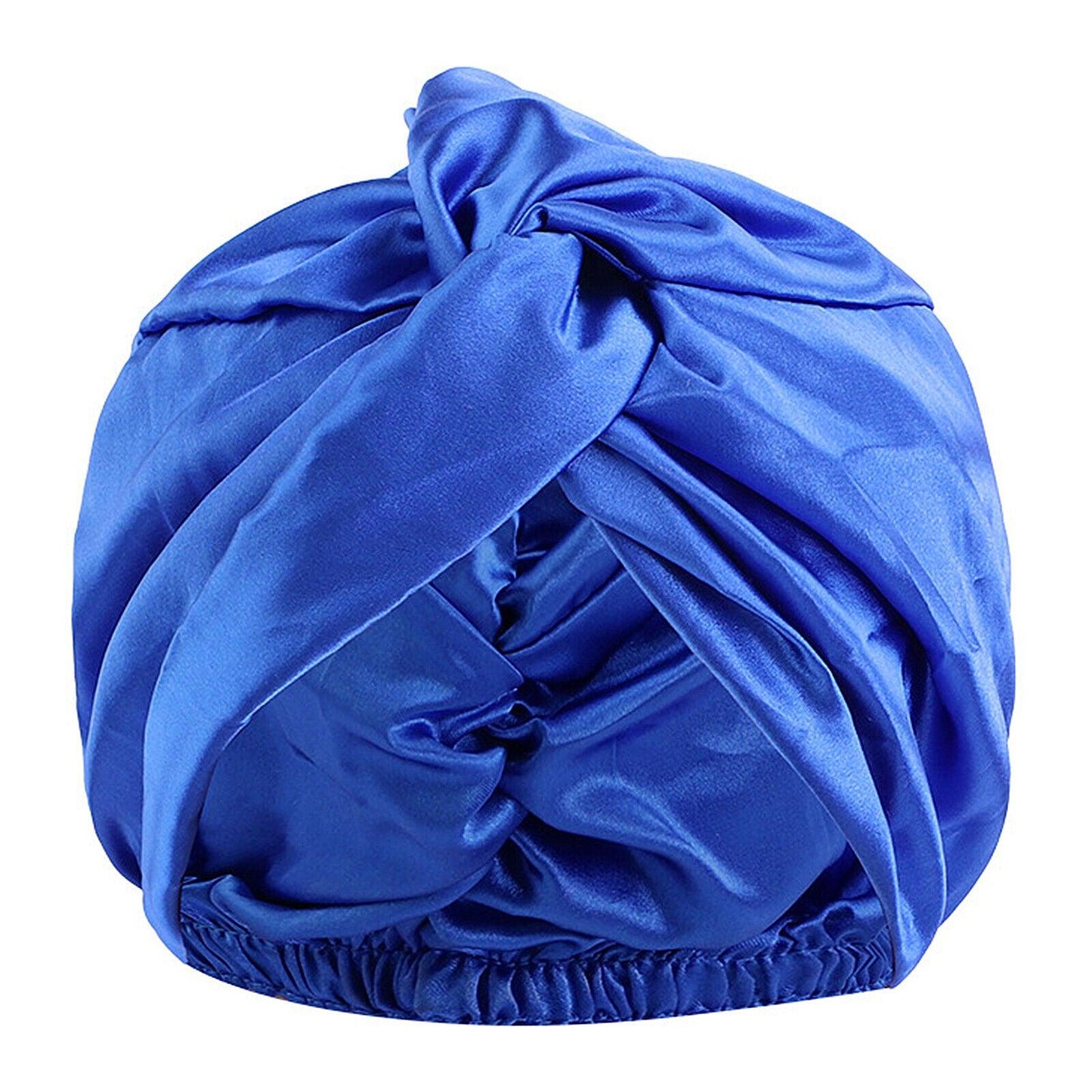 Silk Turban for Sleep - Bonnets For Women Twisted Sleeping Night Cap Pure Silk Hair Wrap Cap