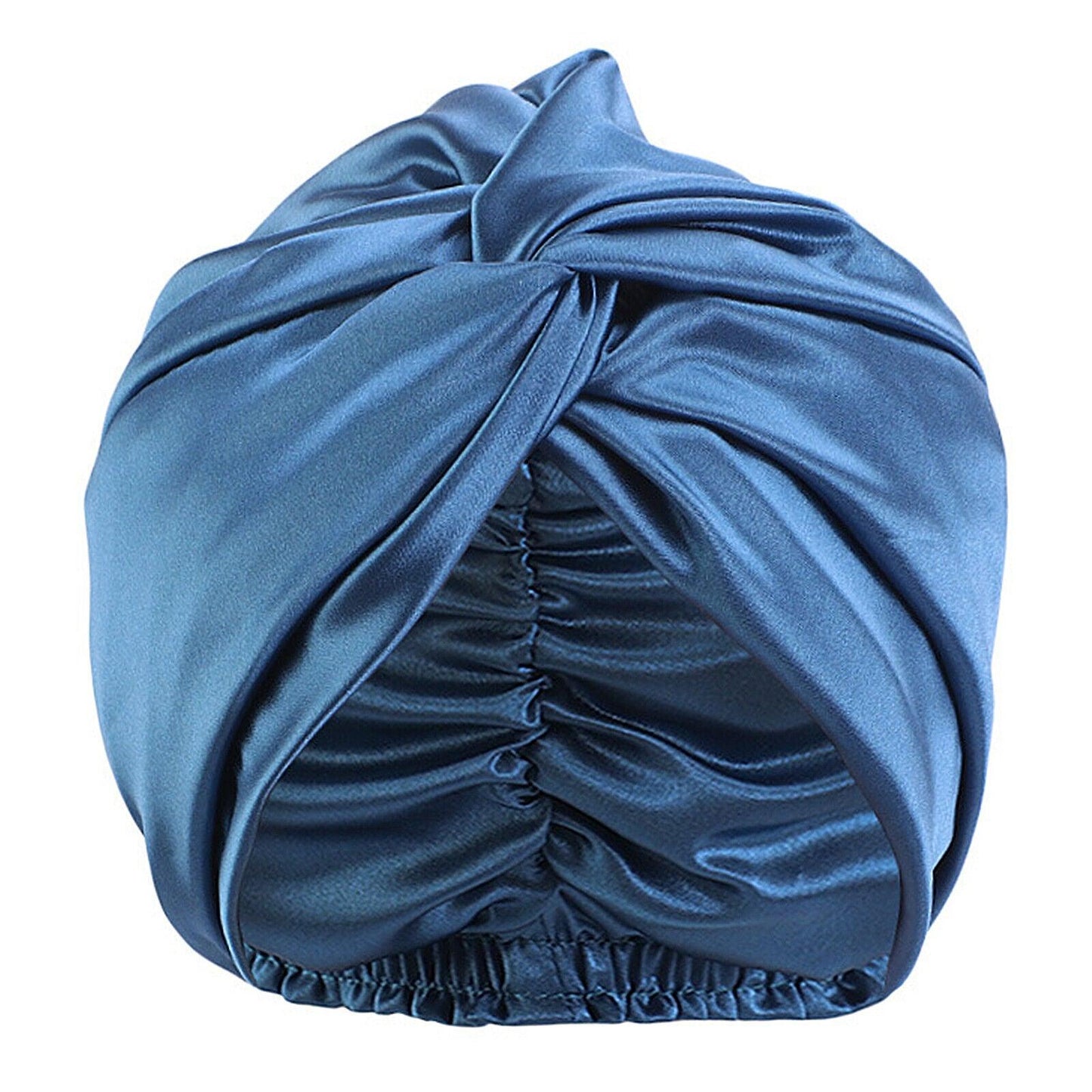 Silk Turban for Sleep - Bonnets For Women Twisted Sleeping Night Cap Pure Silk Hair Wrap Cap