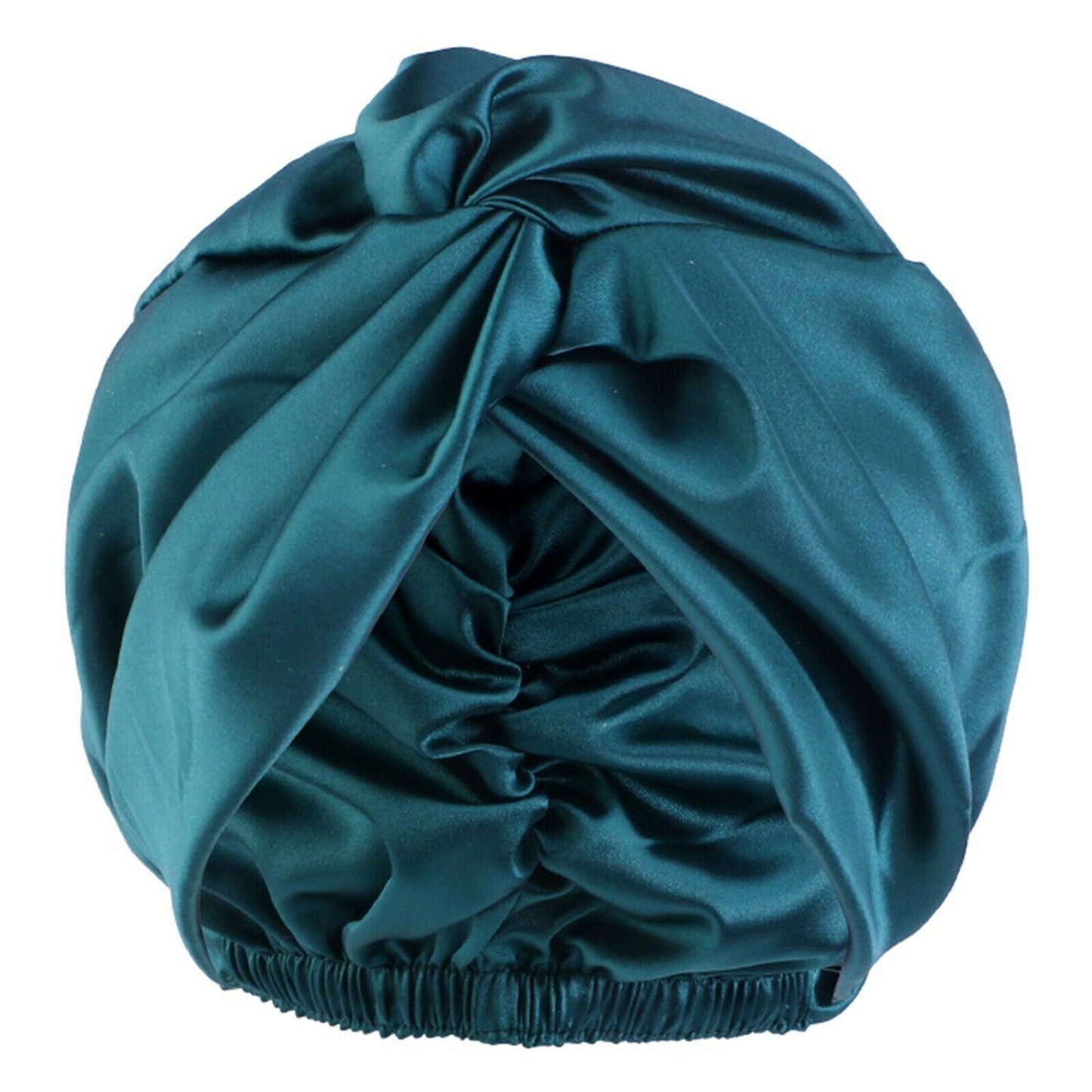 Silk Turban for Sleep - Bonnets For Women Twisted Sleeping Night Cap Pure Silk Hair Wrap Cap