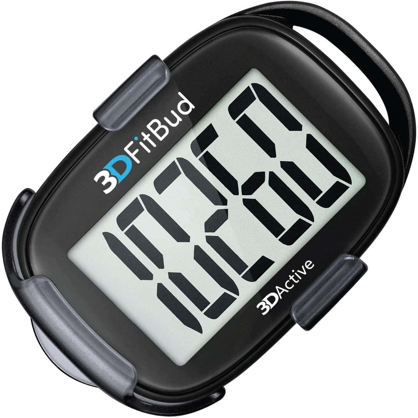 Simple Step Counter - 3D Pedometer with Clip and Lanyard A420S