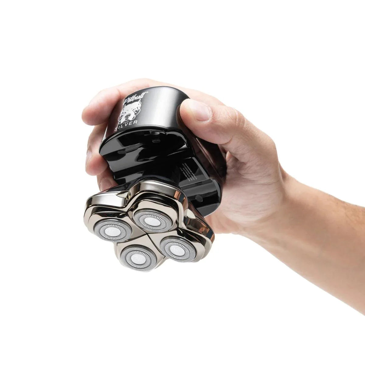 Skull Shaver Pitbull - Skull Shaver Silver PRO Head and Face Shaver Palm and Fierce Shavers - Spring Special!