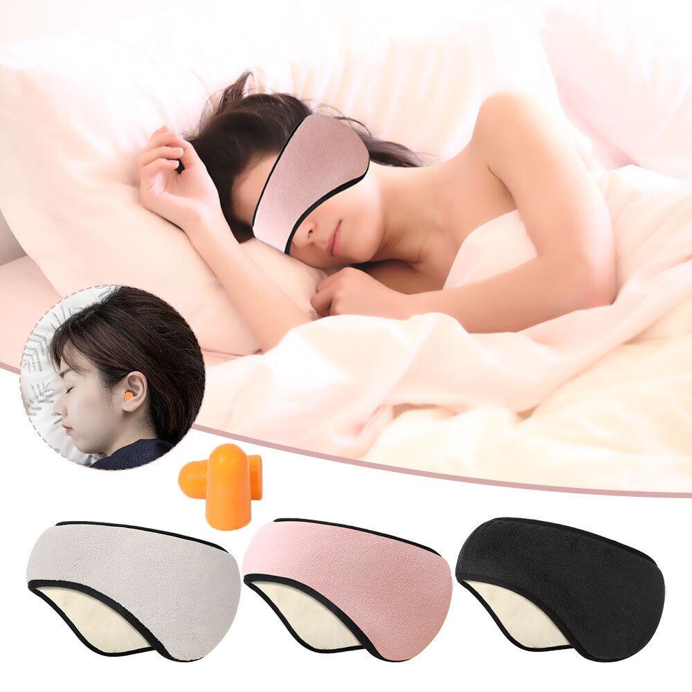 Eye Mask for Sleeping - Sleep Mask Blackout With Ear Muffs For Sleeping Luxury Eye Relaxing Sleep