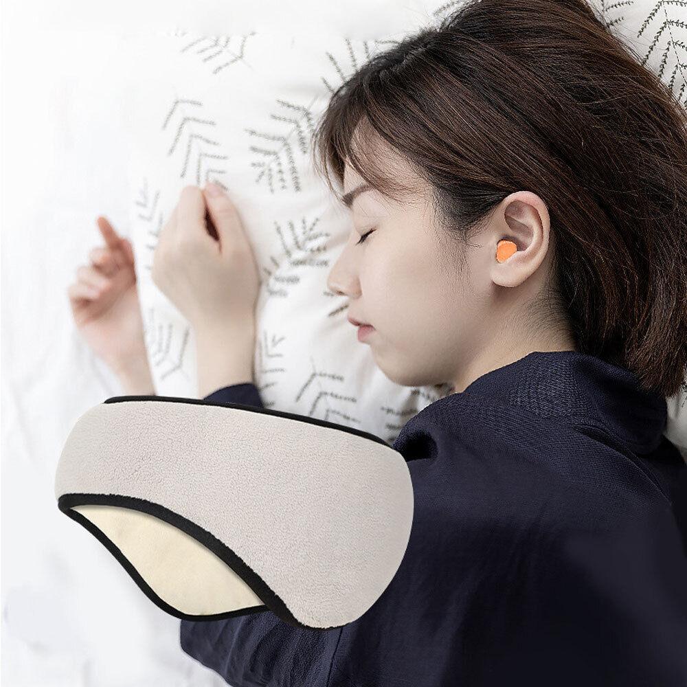 Eye Mask for Sleeping - Sleep Mask Blackout With Ear Muffs For Sleeping Luxury Eye Relaxing Sleep