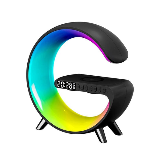 Smart LED Lamp - Lamp with Smart G Bluetooth Speaker Wireless Charger RGB Alarm Clock Night Light