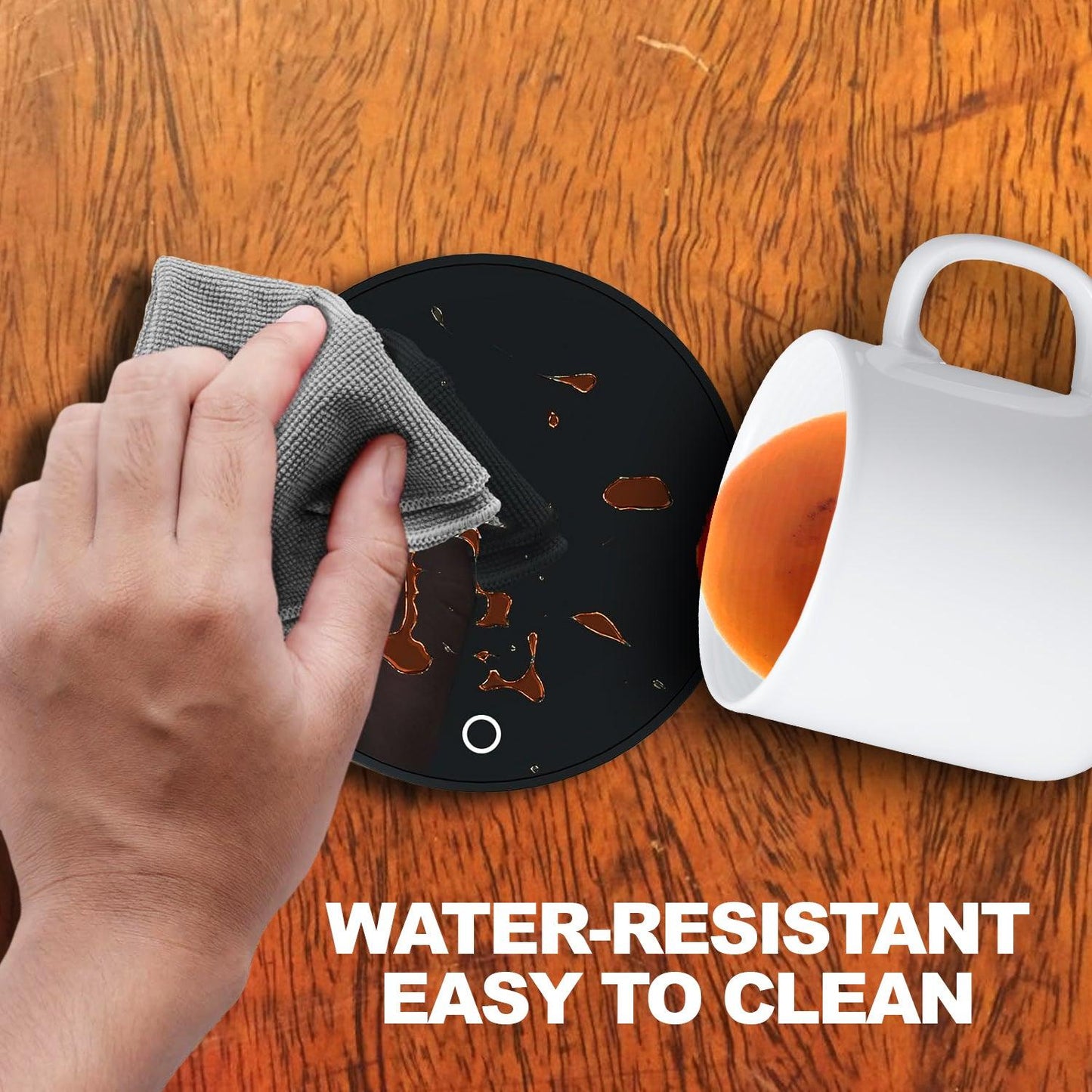 Coffee Mug Warmer - Cup Warmer with 2 Temperature Settings Smart Tea Warmer Portable Beverage Warmer Drink Warmer for Office丨Desk丨Cocoa丨Coffee丨Tea丨Milk丨Hot Drinks