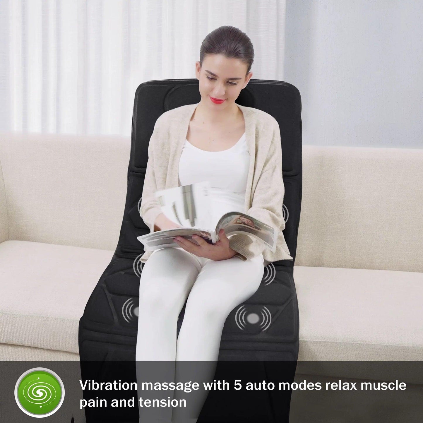 Full Body Massage Mat UK - Massage Mat with Heating, Massage Pad with 10 Vibrating Motors