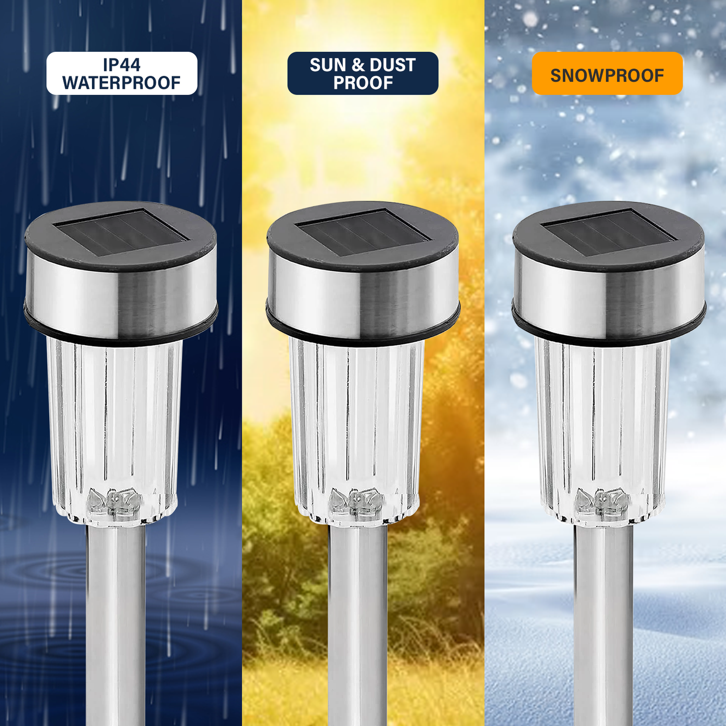 Solar Powered Garden Stake Lights – 10pcs Outdoor LED Pathway Lights for Yard, Lawn & Flower Beds