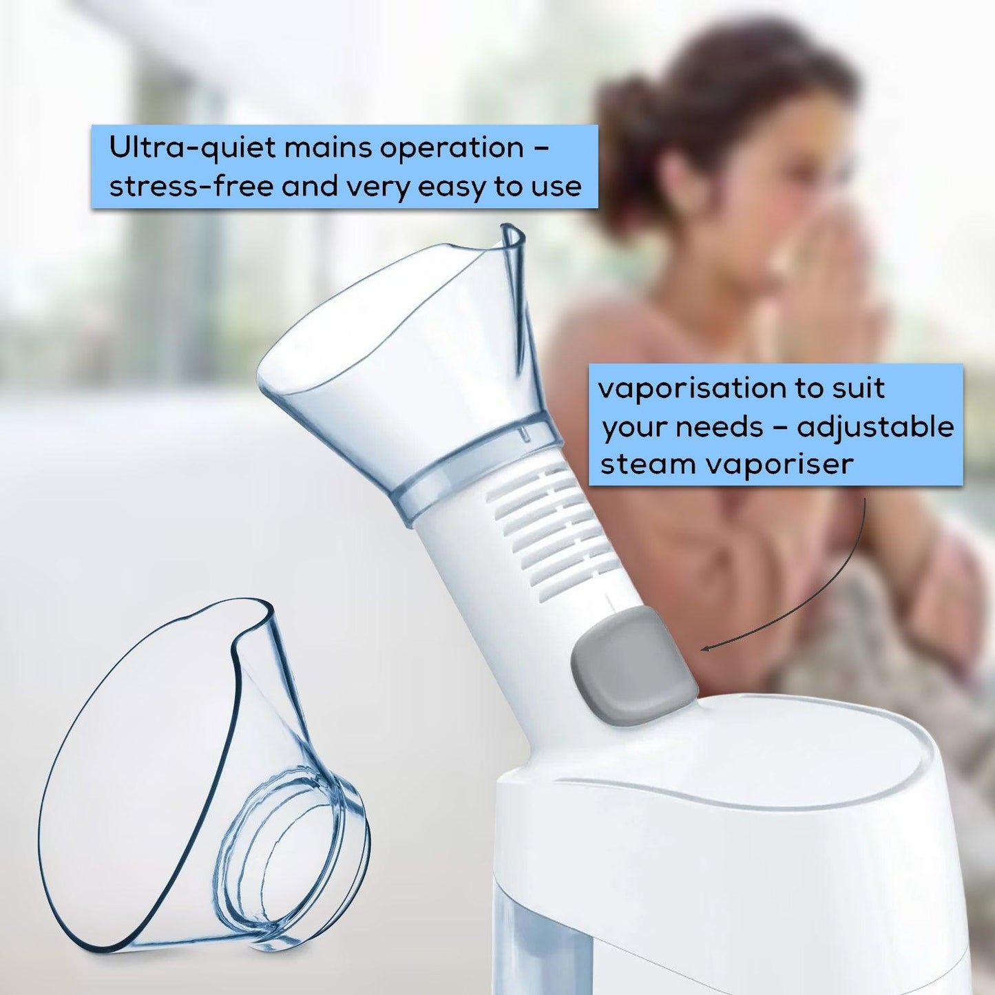 Sinus Steam Inhaler - Electric Si40 Warm Steam Inhaler Nasal Sinus Vaporiser