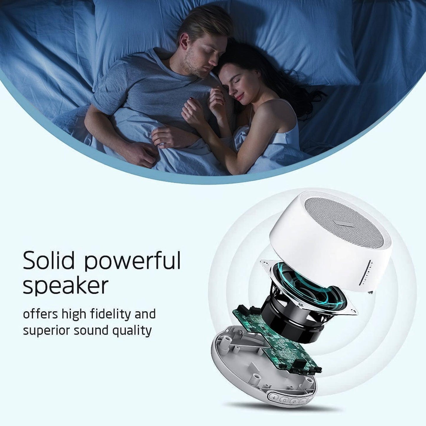 Best White Noise Sound Machines - Sound Sleep Aid Therapy Helper 30 Relaxing Sounds Baby Adult