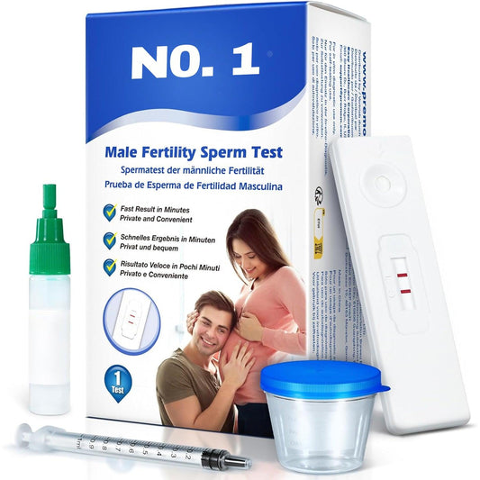 Sperm Testing Kit - Complete Home Sperm Concentration Testing Kit Male Fertility Test Kit