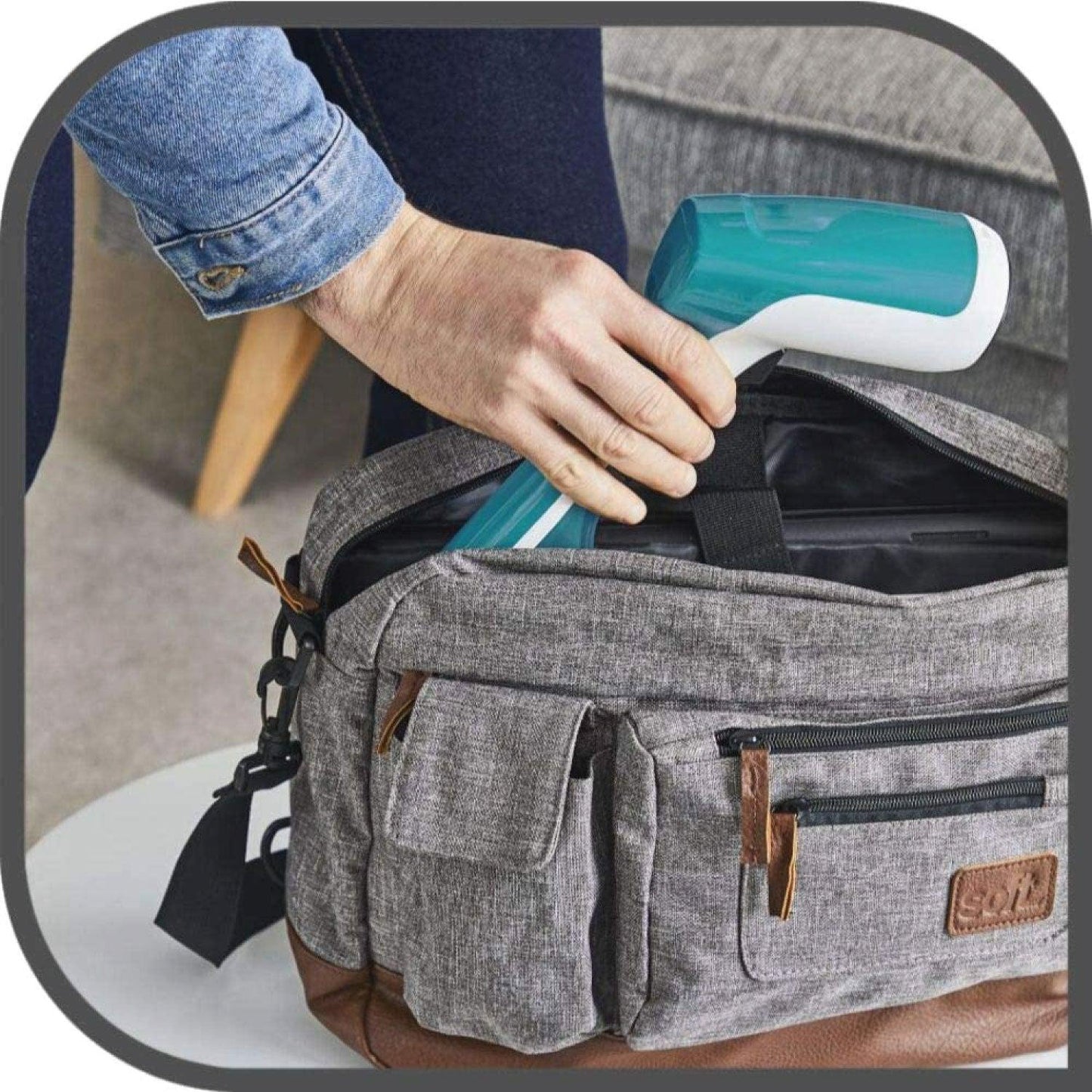 Portable Steamer for Clothes - Steam First Handheld Garment Steamer 1300W