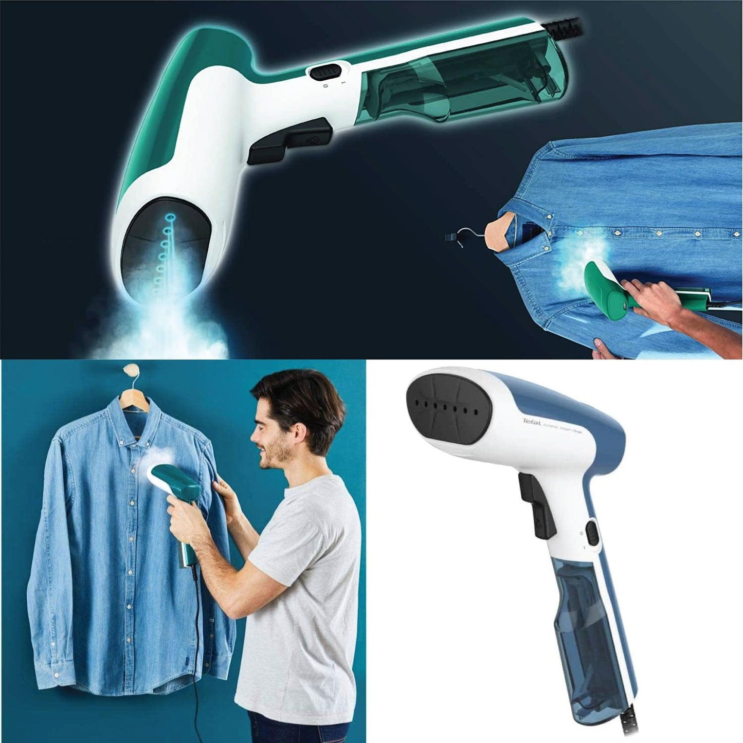 Portable Steamer for Clothes - Steam First Handheld Garment Steamer 1300W