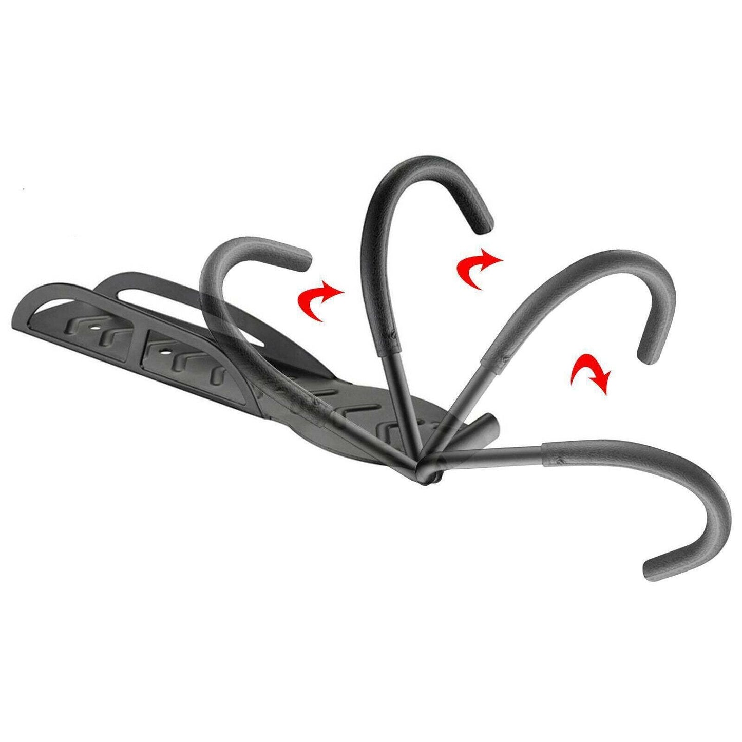 Best Bike Wall Mount - 4x Steel Bike Rack Stand Storage Wall Mounted Hook Hanger Bicycle Holder Hanging