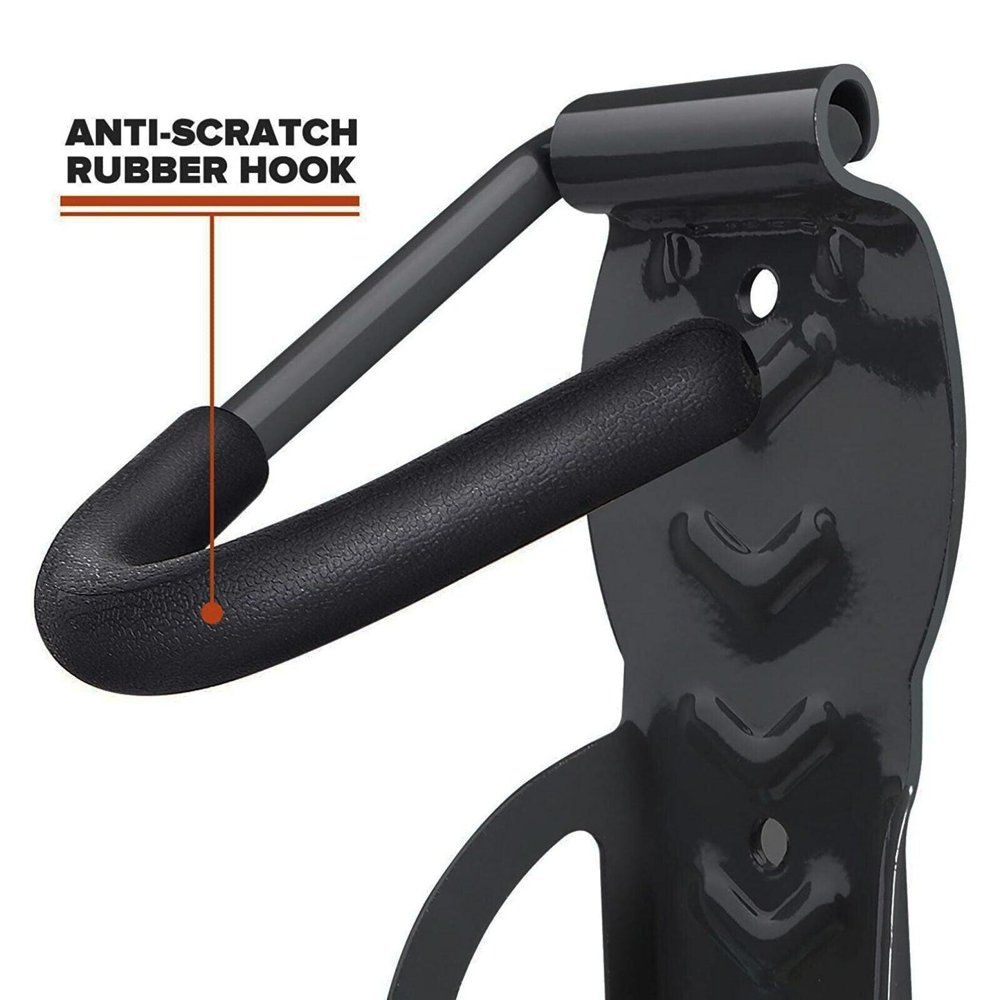 Best Bike Wall Mount - 4x Steel Bike Rack Stand Storage Wall Mounted Hook Hanger Bicycle Holder Hanging