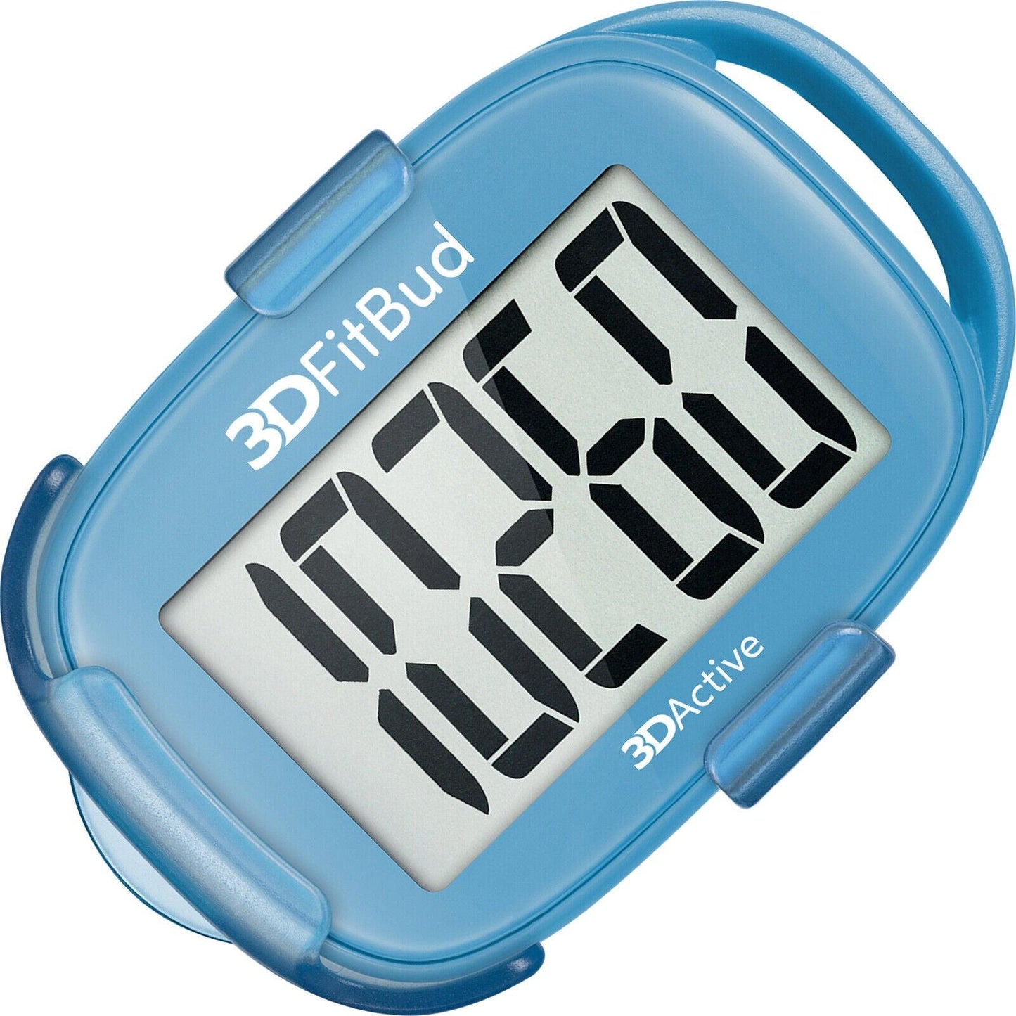 Simple Step Counter - 3D Pedometer with Clip and Lanyard A420S