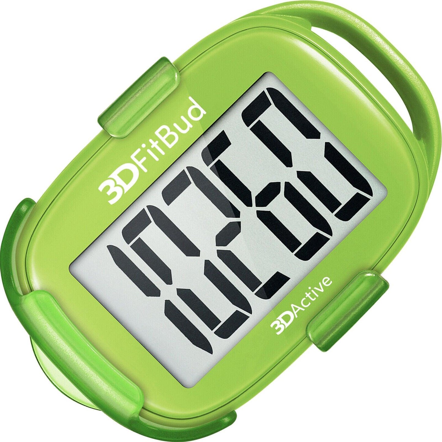 Simple Step Counter - 3D Pedometer with Clip and Lanyard A420S
