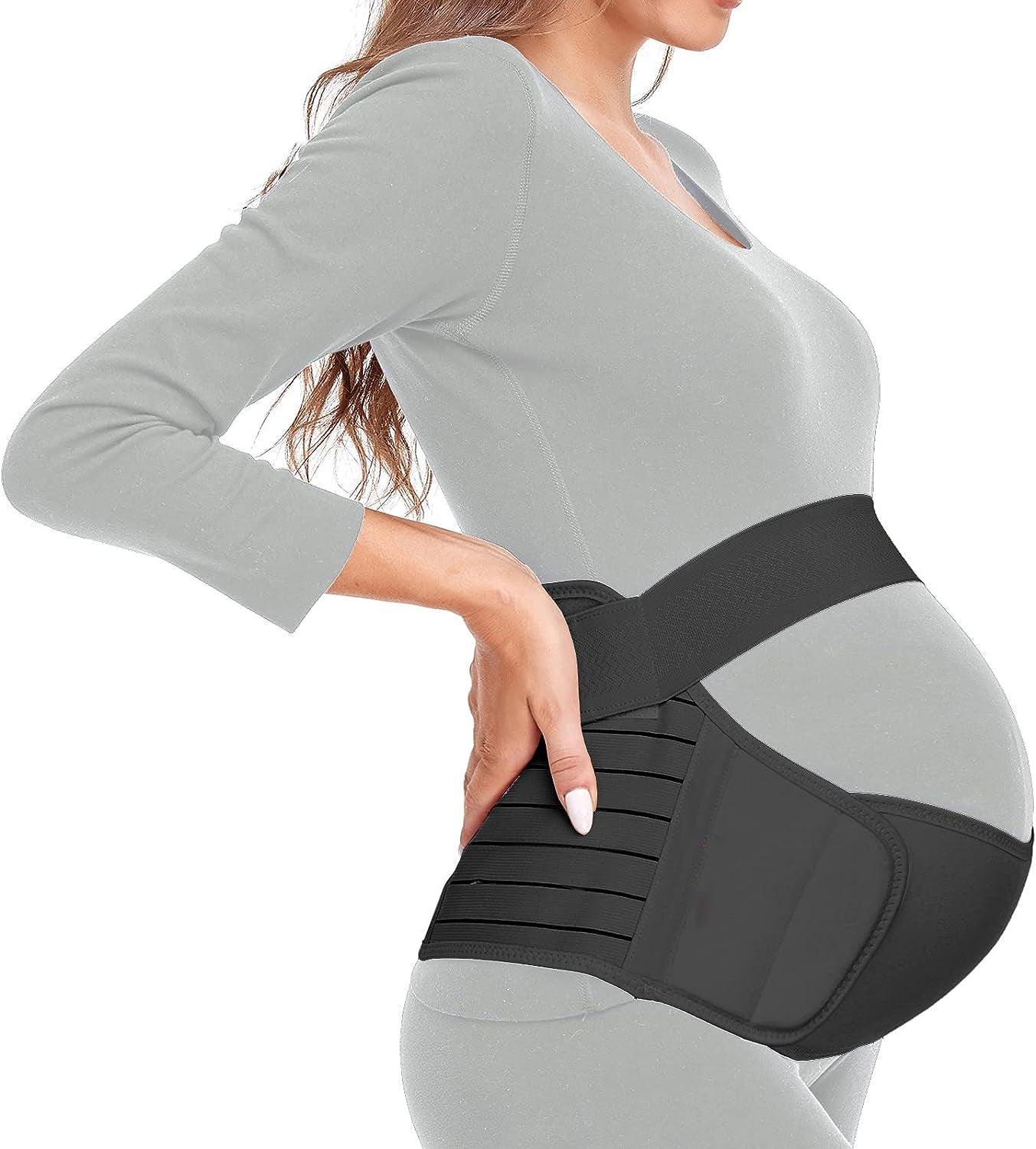 Bump Support Bands - Pregnancy Maternity Belt Lumbar Back Support Waist Band Belly Bump Brace Strap