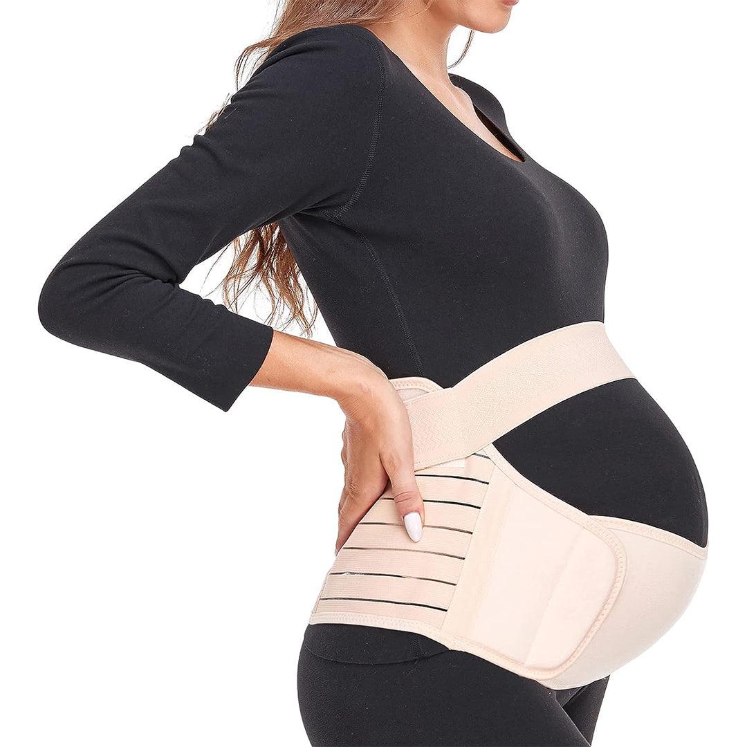 Bump Support Bands - Pregnancy Maternity Belt Lumbar Back Support Waist Band Belly Bump Brace Strap
