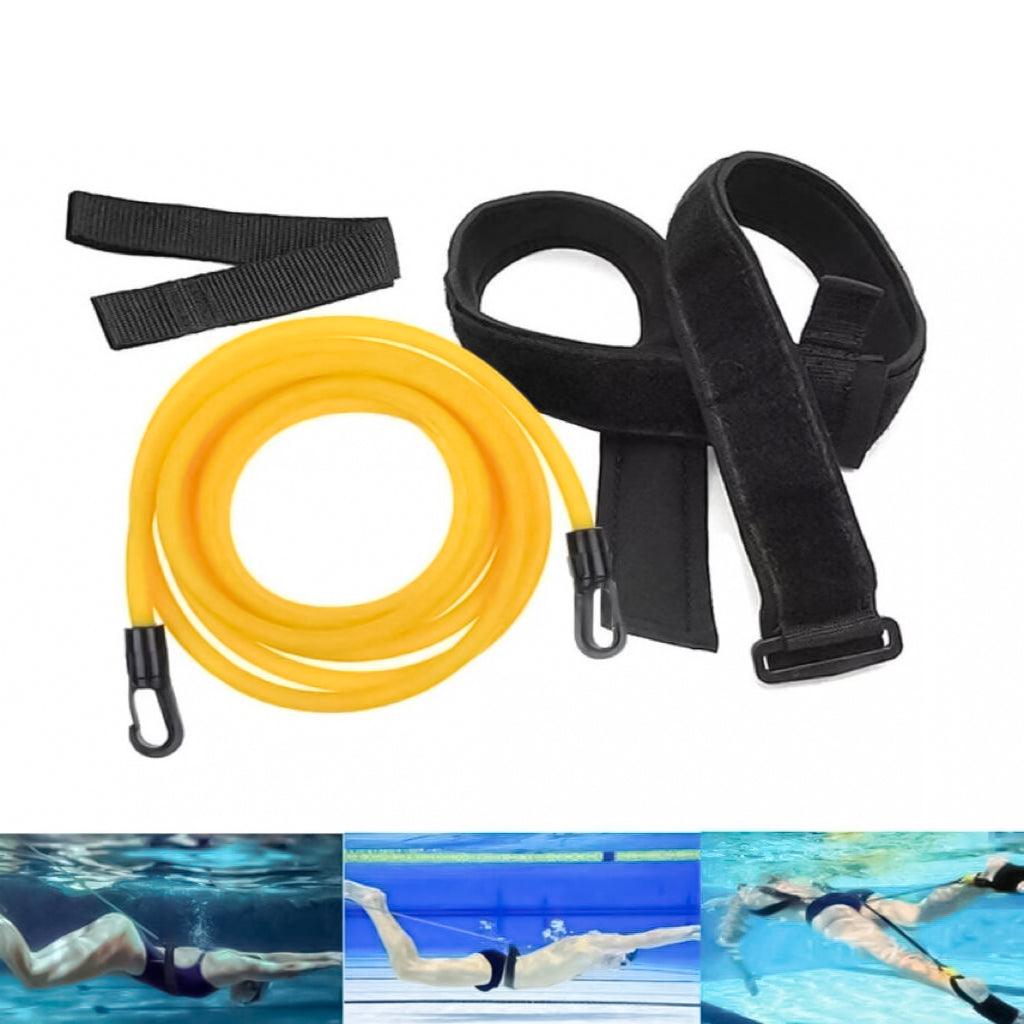 Swim Resistance Band - 3M/4M Swim Trainer Belt Swimming Resistance Tether Leash Pool Training Harness