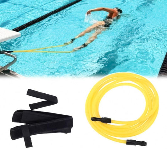 Swim Resistance Band - 3M/4M Swim Trainer Belt Swimming Resistance Tether Leash Pool Training Harness