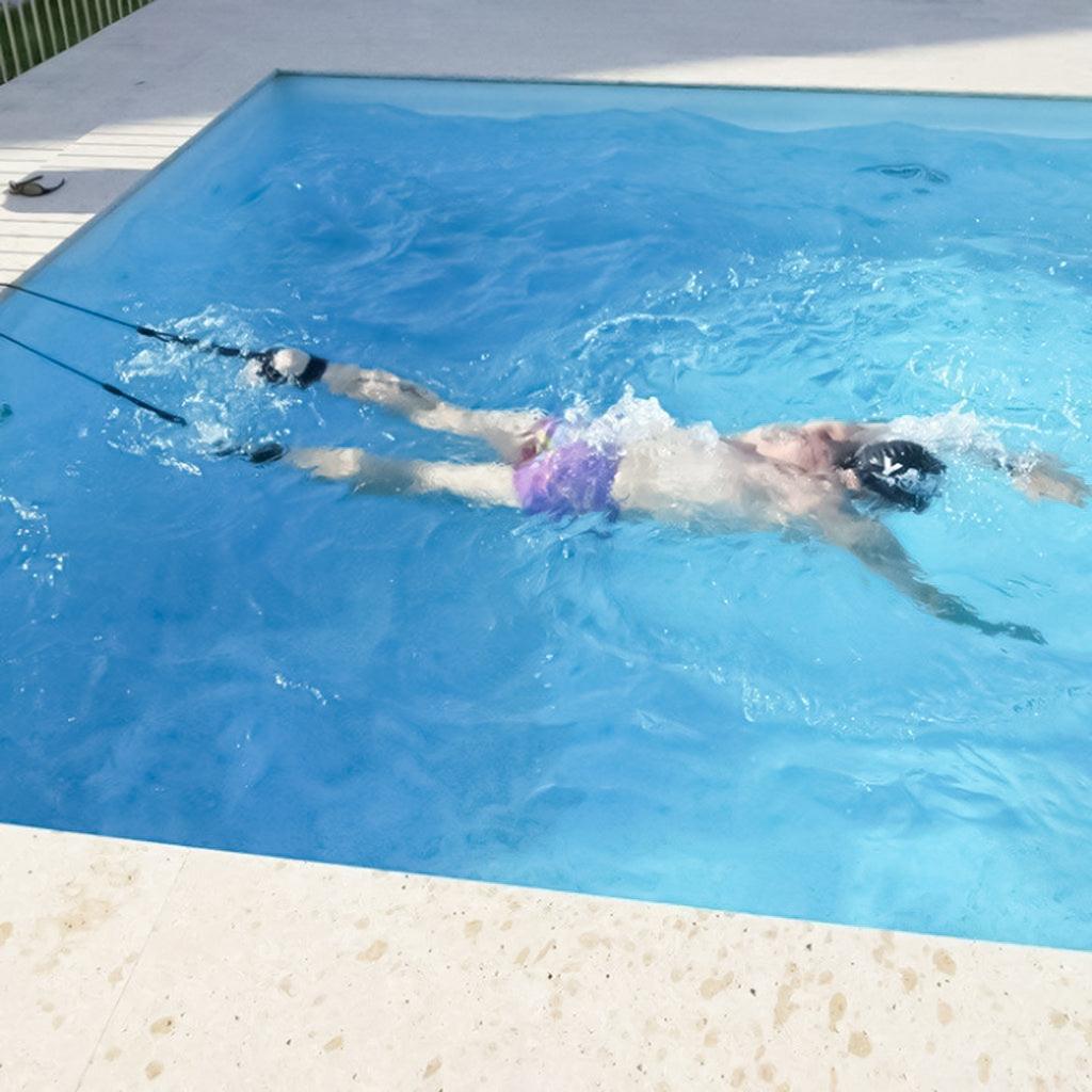 Swim Resistance Band - 3M/4M Swim Trainer Belt Swimming Resistance Tether Leash Pool Training Harness