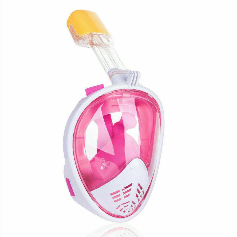 Full Face Snorkel Mask - Swimming Mask Scuba Set Full Anti-fog Diving for Adults or Kids With Upgraded Safety Breathing System