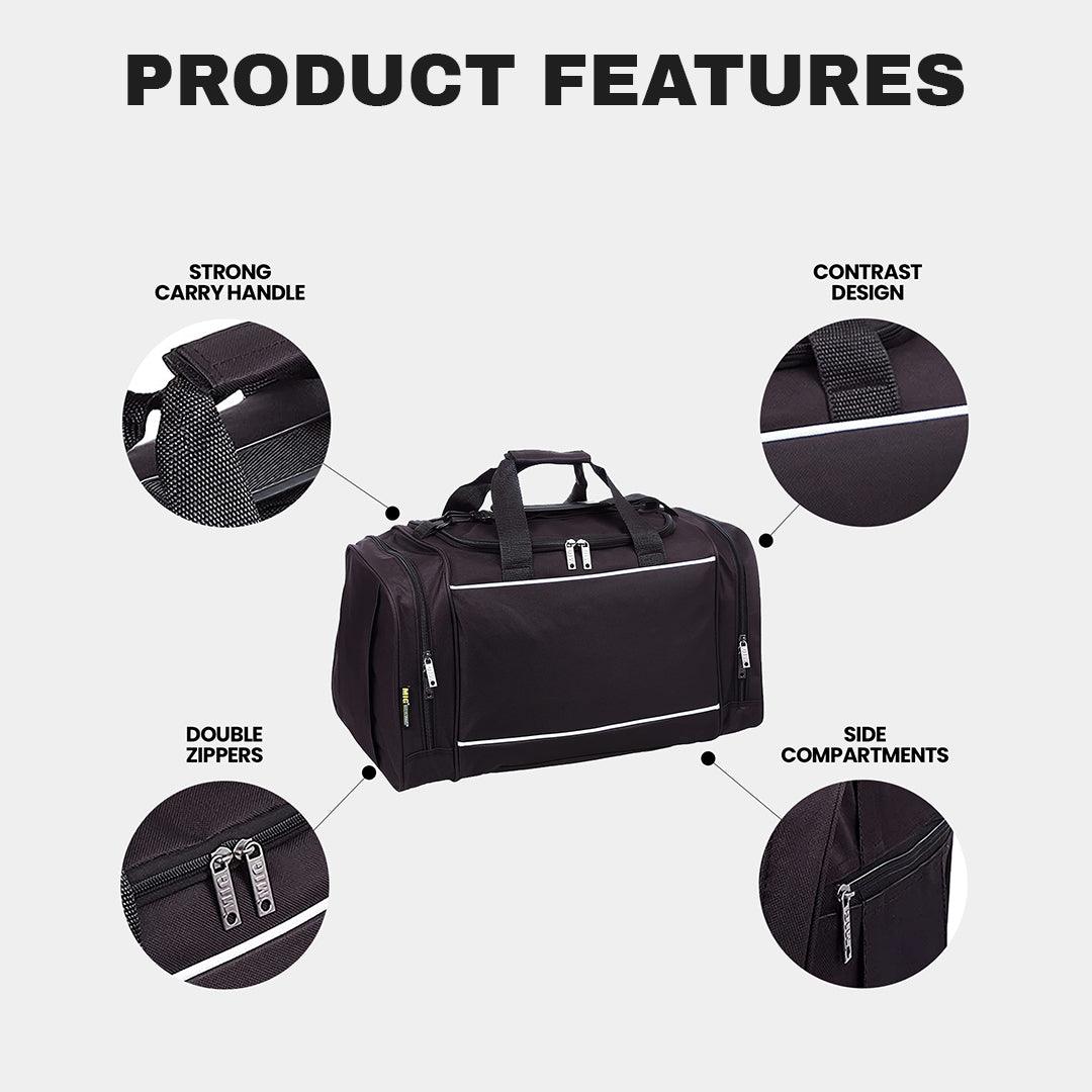 Sport Kit Bag - Mens & Ladies Sports & Gym Duffle Holadall Bag Sports Work Leisure Travel Bags