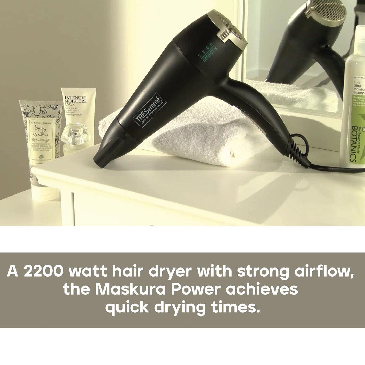 Lightweight Hair Dryer - Smooth and Shine Hair Dryer 2200W Blow Dryer 5542DU Anti-Frizz