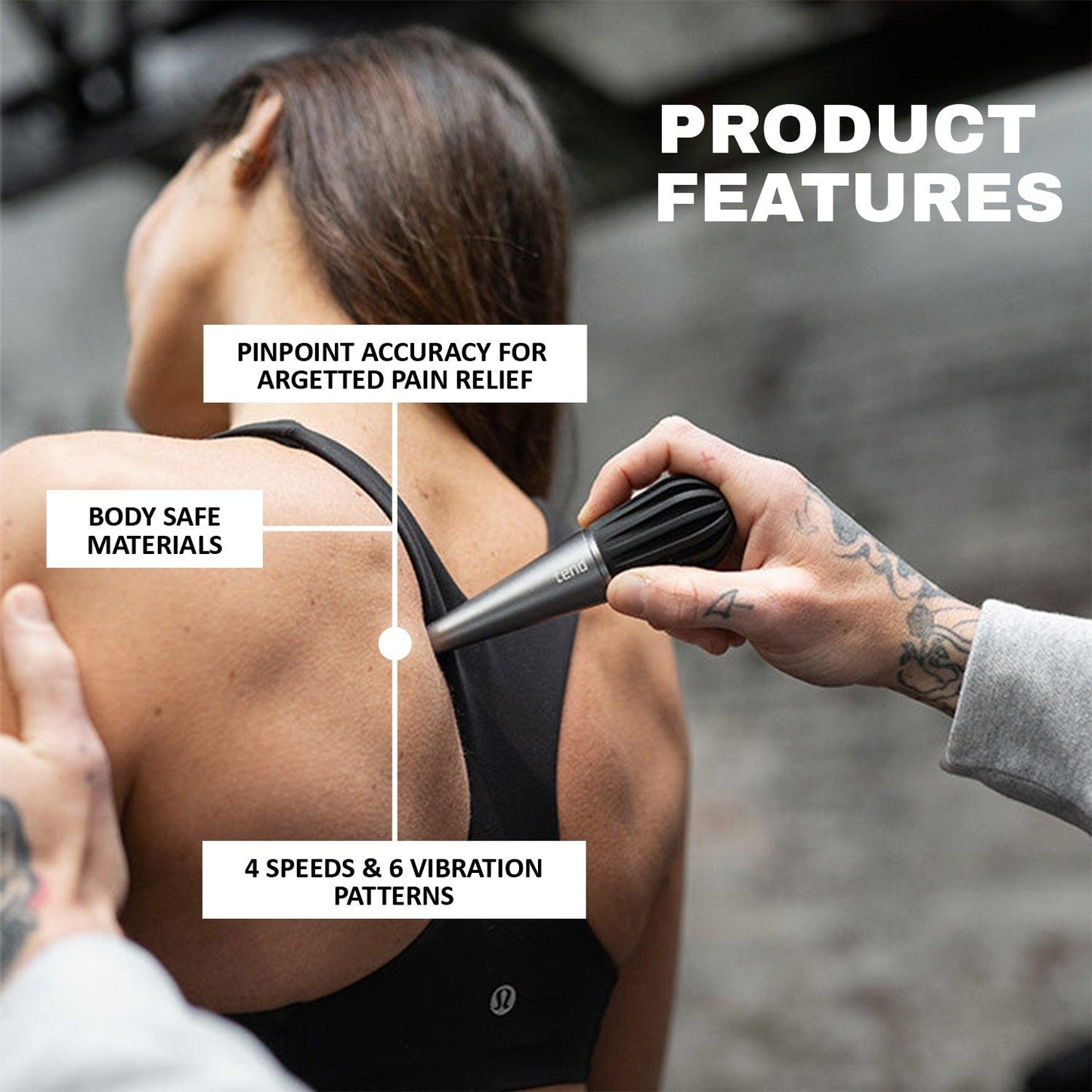 Pain Relief Massager - Portable Massage Gun For Targeted Joint and Tendon Pain Relief