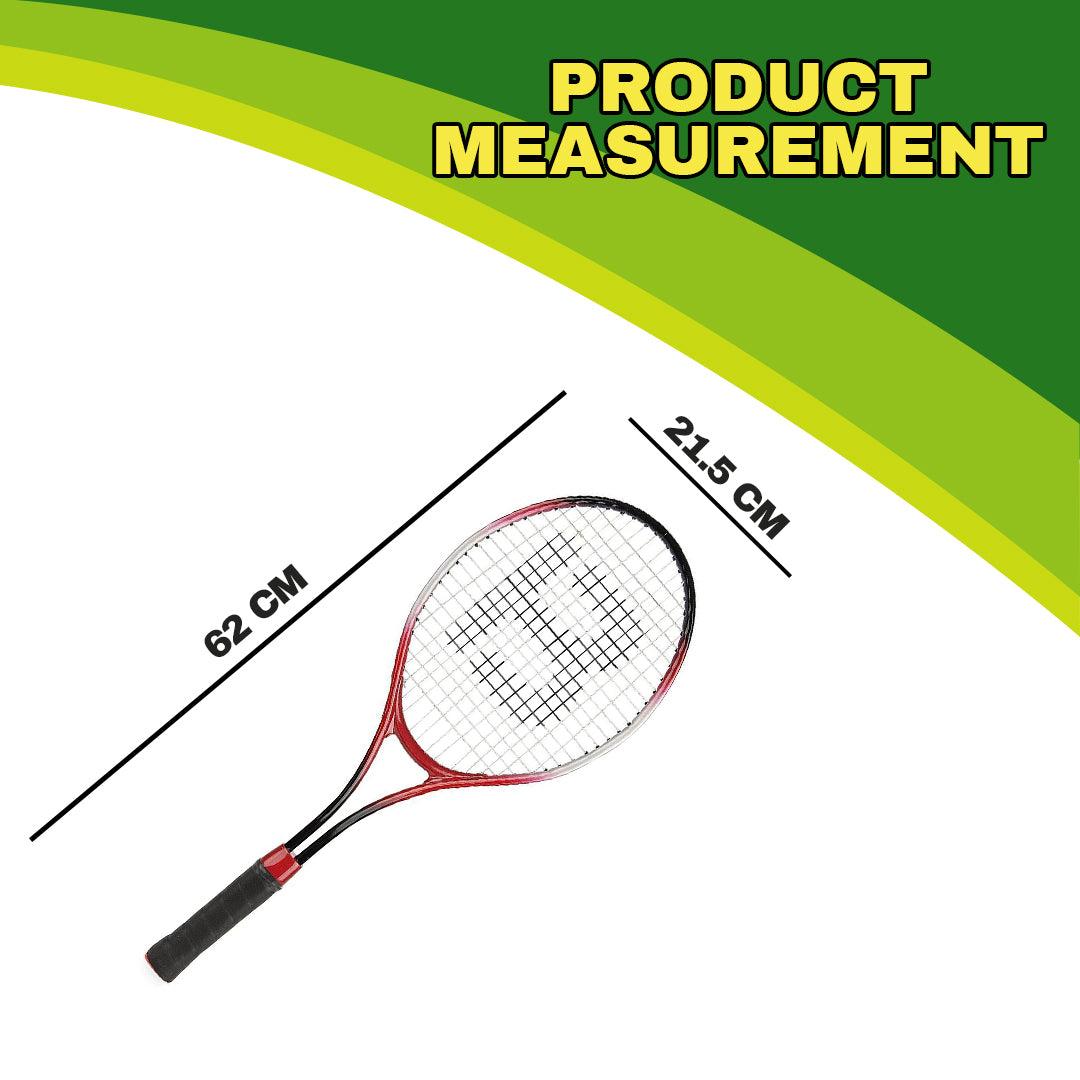 Tennis Racket and Balls - Aluminium Tennis Racket Set (2 Rackets & Ball) Suitable For All Ages
