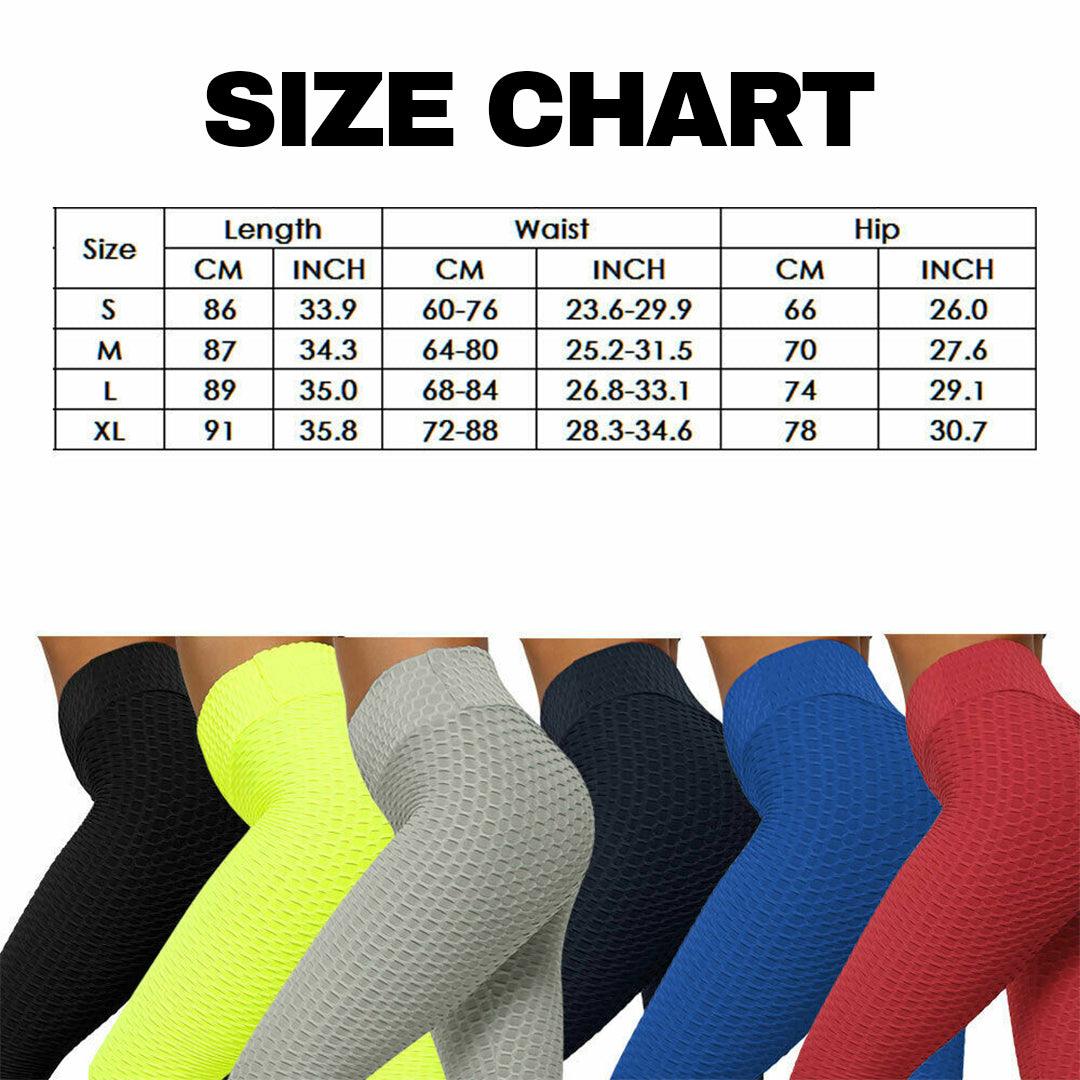 Anti Cellulite Leggings - Women Anti-Cellulite Yoga Pants Push Up Tik Tok Leggings Bum Butt Lift Sport Gym