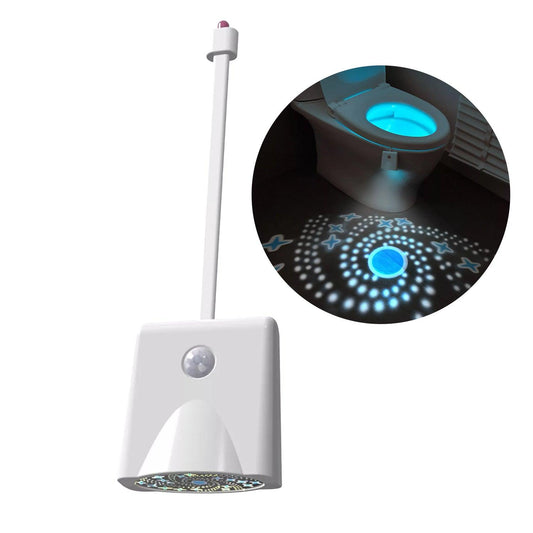 Toilet Sensor Light - RGB Multicolor Toilet Motion Activated Sensor LED Bathroom Seat Night Lamp