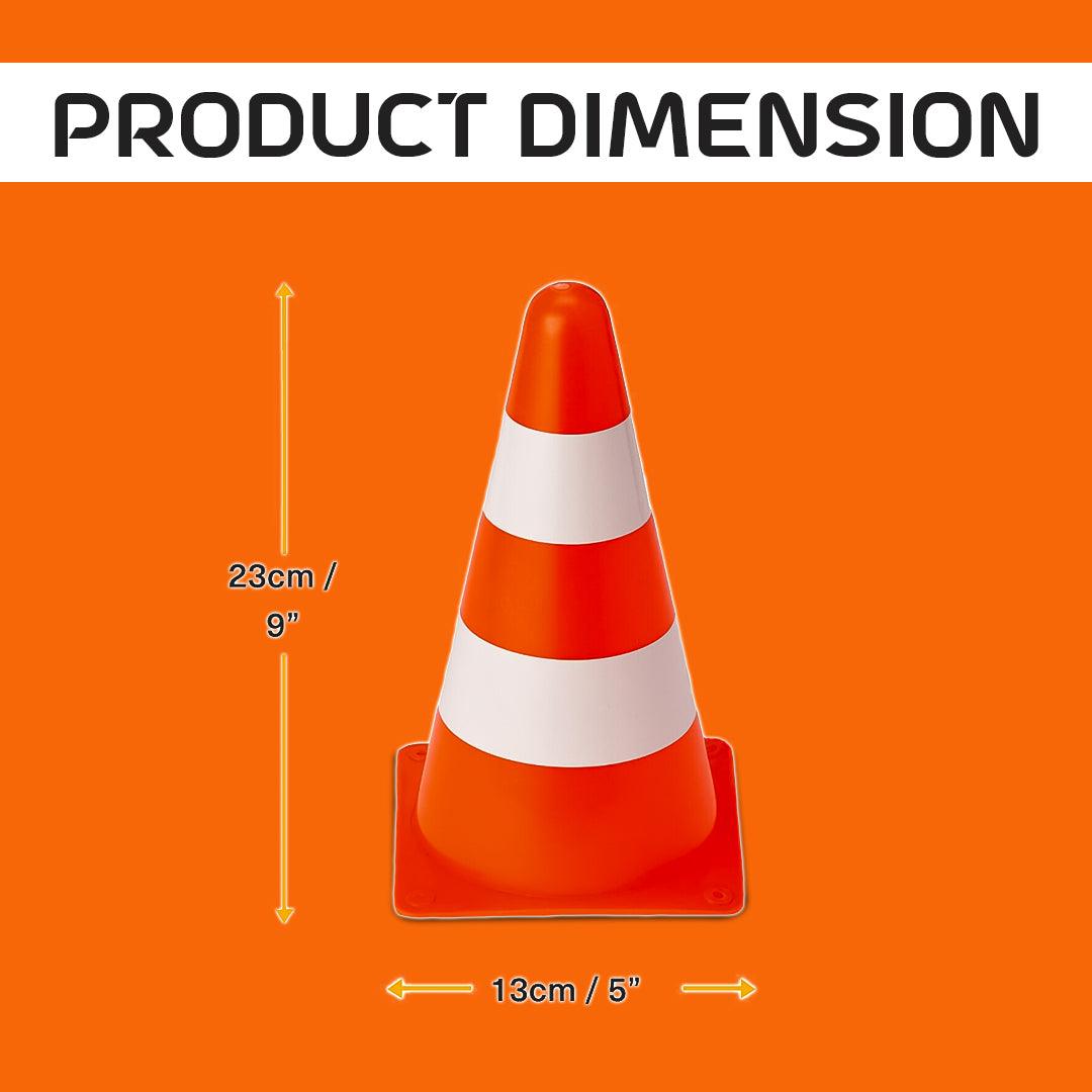 Training Cones Football - 12pcs Orange & White Training Cones Markers Agility Sports Football Soccer