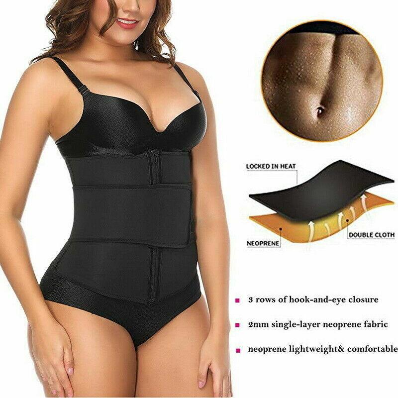 Slim Belt for Belly Fat - Adjustable Sauna Sweat Belt Women Waist Trainer Vest