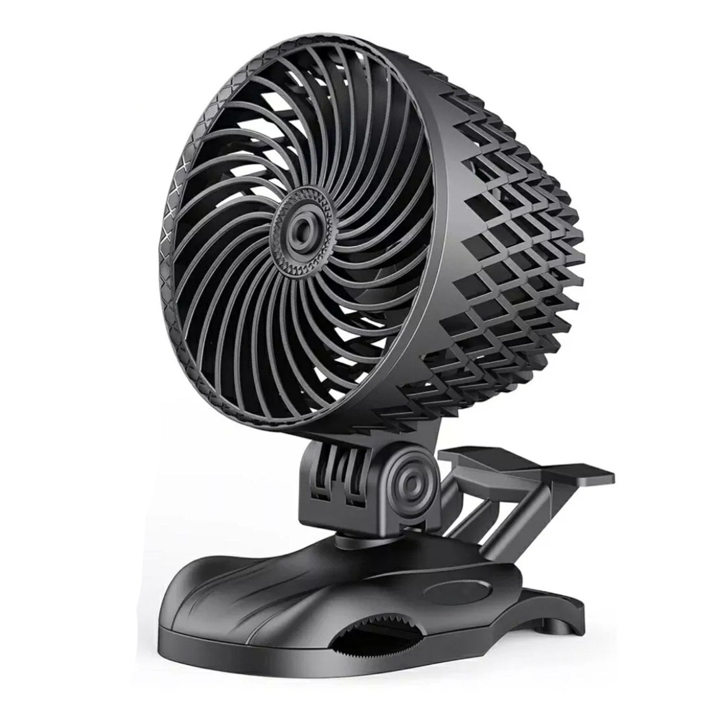 USB Desk Fan - Silent Powerful with 360°Rotatable Stepless Mini Desk Fan