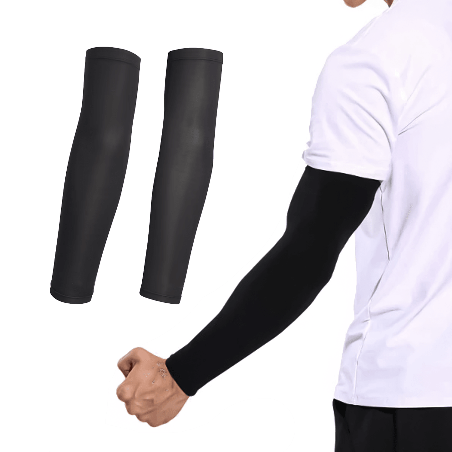 UV Protection Arm Sleeves - Breathable Sun Arm Sleeves, for Summer Sport Running Cycling Climbing Driving Golf