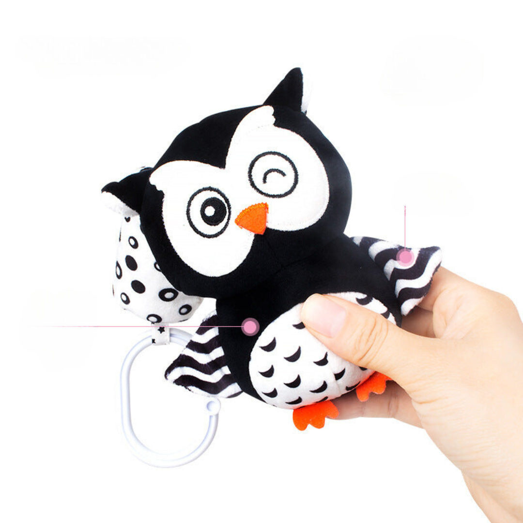 Baby Rattle Stuffed Animals for Cribs and Strollers
