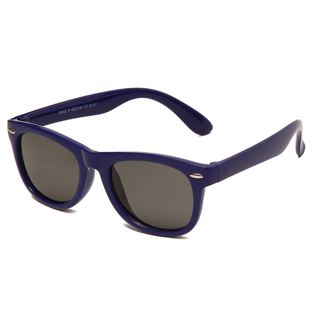 Kids flex sunglasses with flexible unbreakable frames