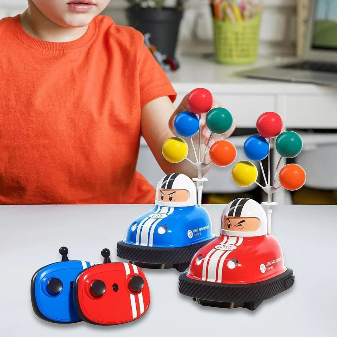 Bumper cars with skid function