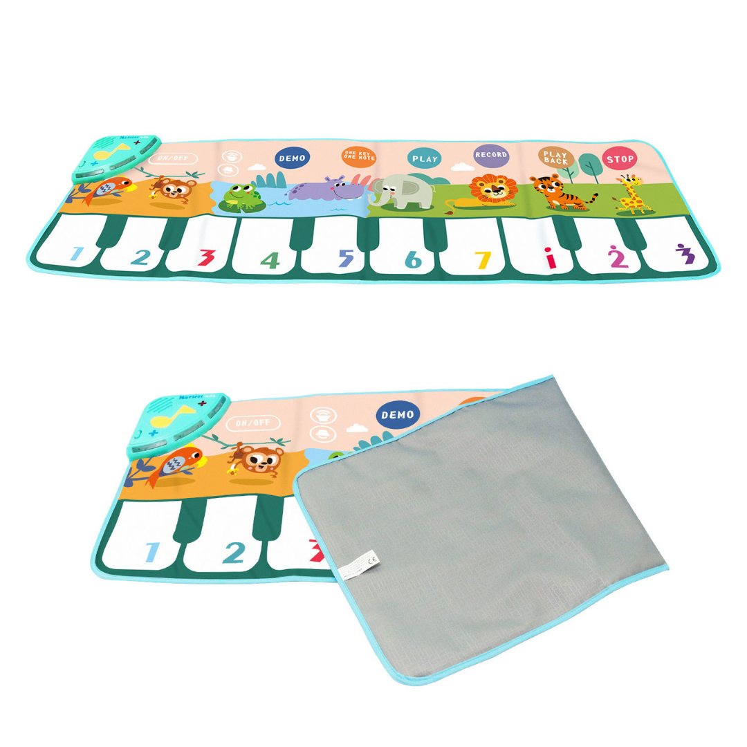 Musical piano play mat