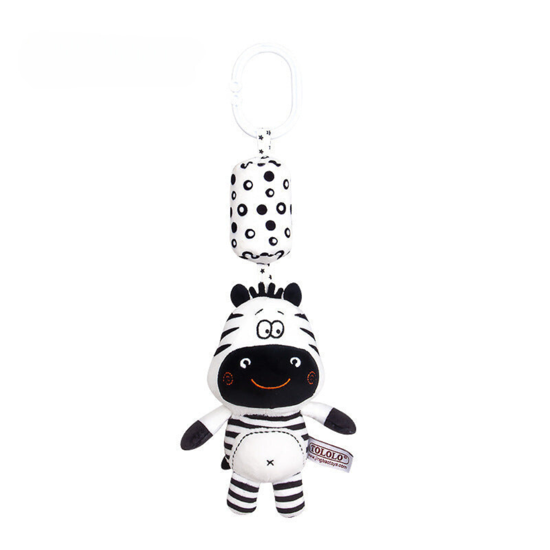 Baby Rattle Stuffed Animals for Cribs and Strollers