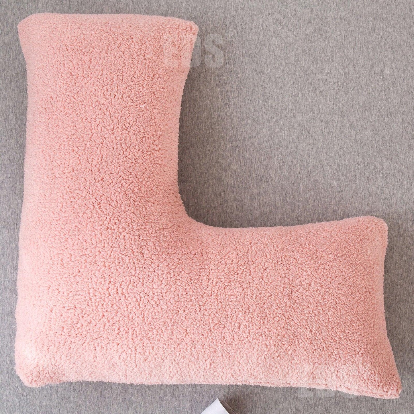 V Shaped Pillows UK - Teddy Fleece Orthopaedic Pillow with Pillow Case Pregnancy Maternity