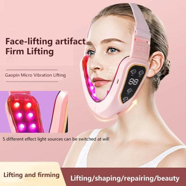 Double Chin Massager - Electric V-Face Shaping Massage Face Lifting Slim Double Chin Removal Machine