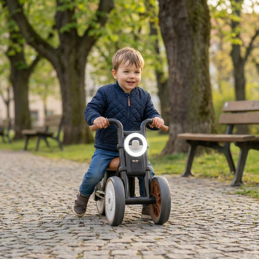 Stylish Kids Tricycle – Silent Wheels with LED Lights