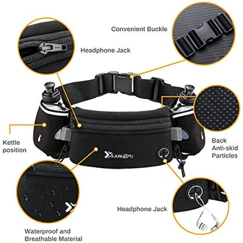 Waistband for Running - Outdoor Sports Jogging Phone Keys Waist Bag Adult Running Belt with Water Bottle