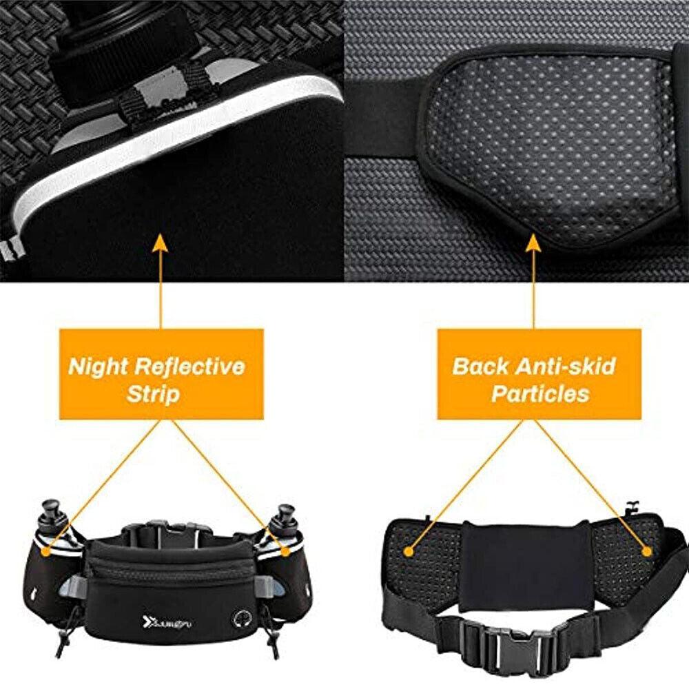 Waistband for Running - Outdoor Sports Jogging Phone Keys Waist Bag Adult Running Belt with Water Bottle